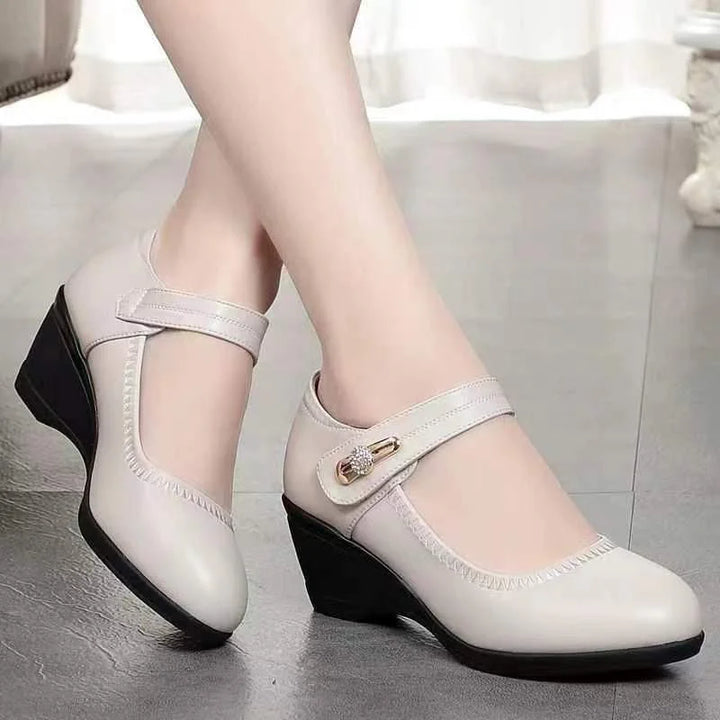 Stable Mid Heel Pumps