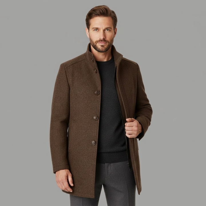 The Vienna Wool Coat – Men’s Classic Overcoat