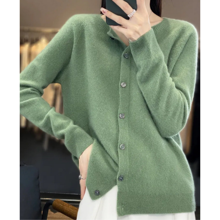 Trudy | Merino Wool Cashmere Cardigan