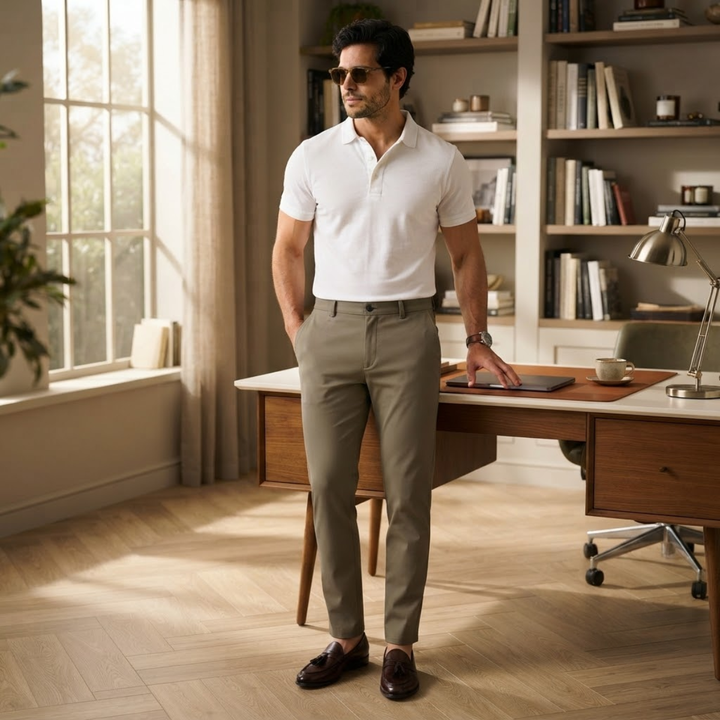 The Bardolino Men’s Slim Fit Casual Business Dress Pants