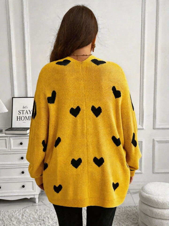 Savannah | Heart Pattern Cardigan