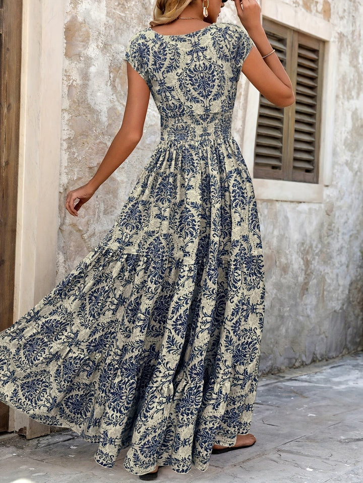 Wendy | Patchwork Print Maxi Dress