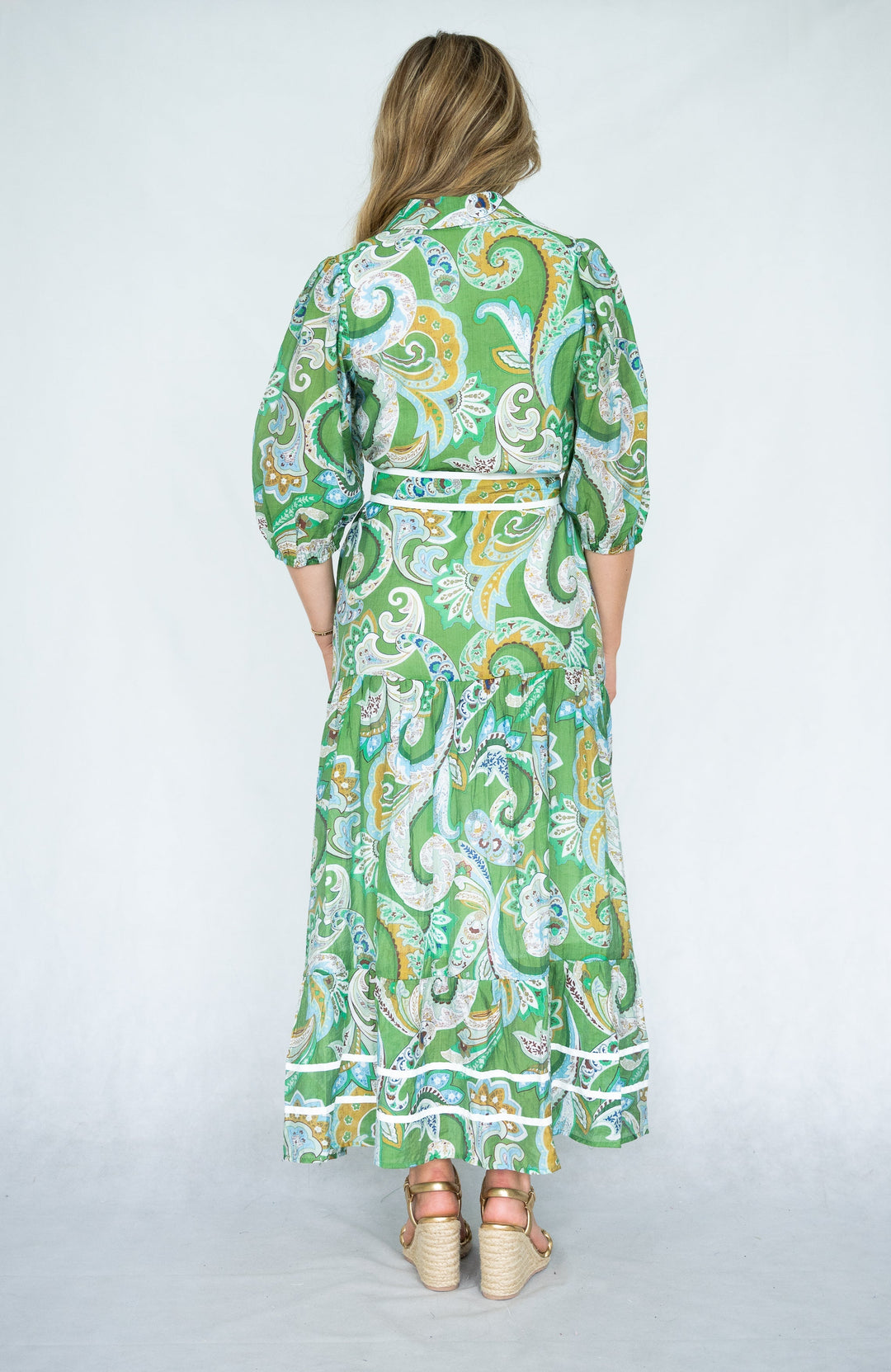 Adelaide | Paisley Print Maxi Dress