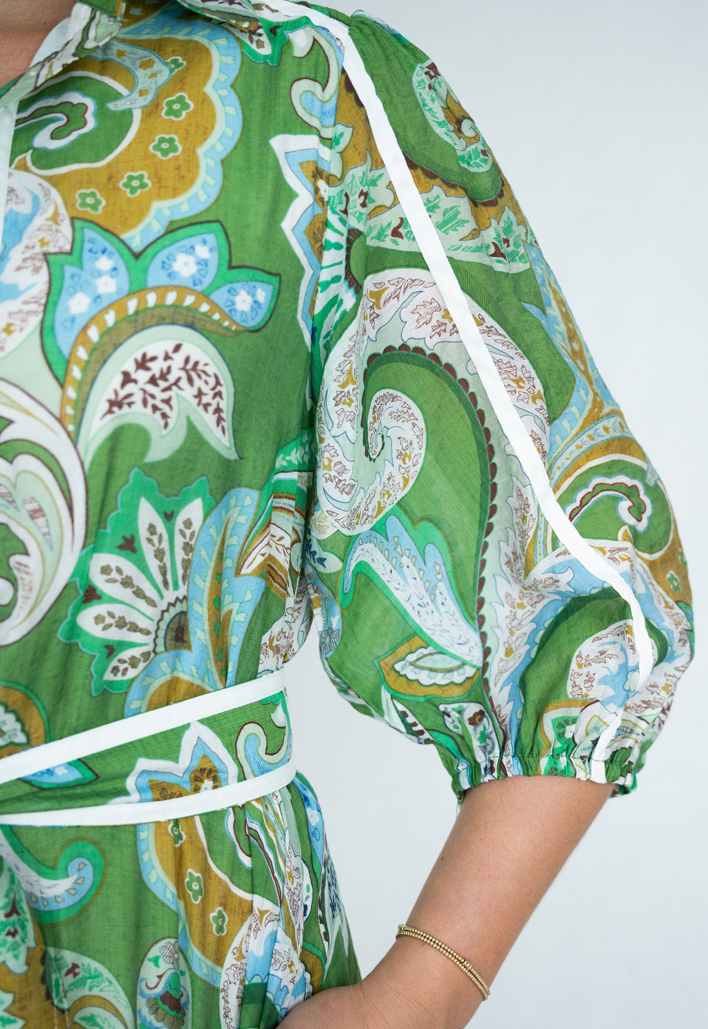 Adelaide | Paisley Print Maxi Dress