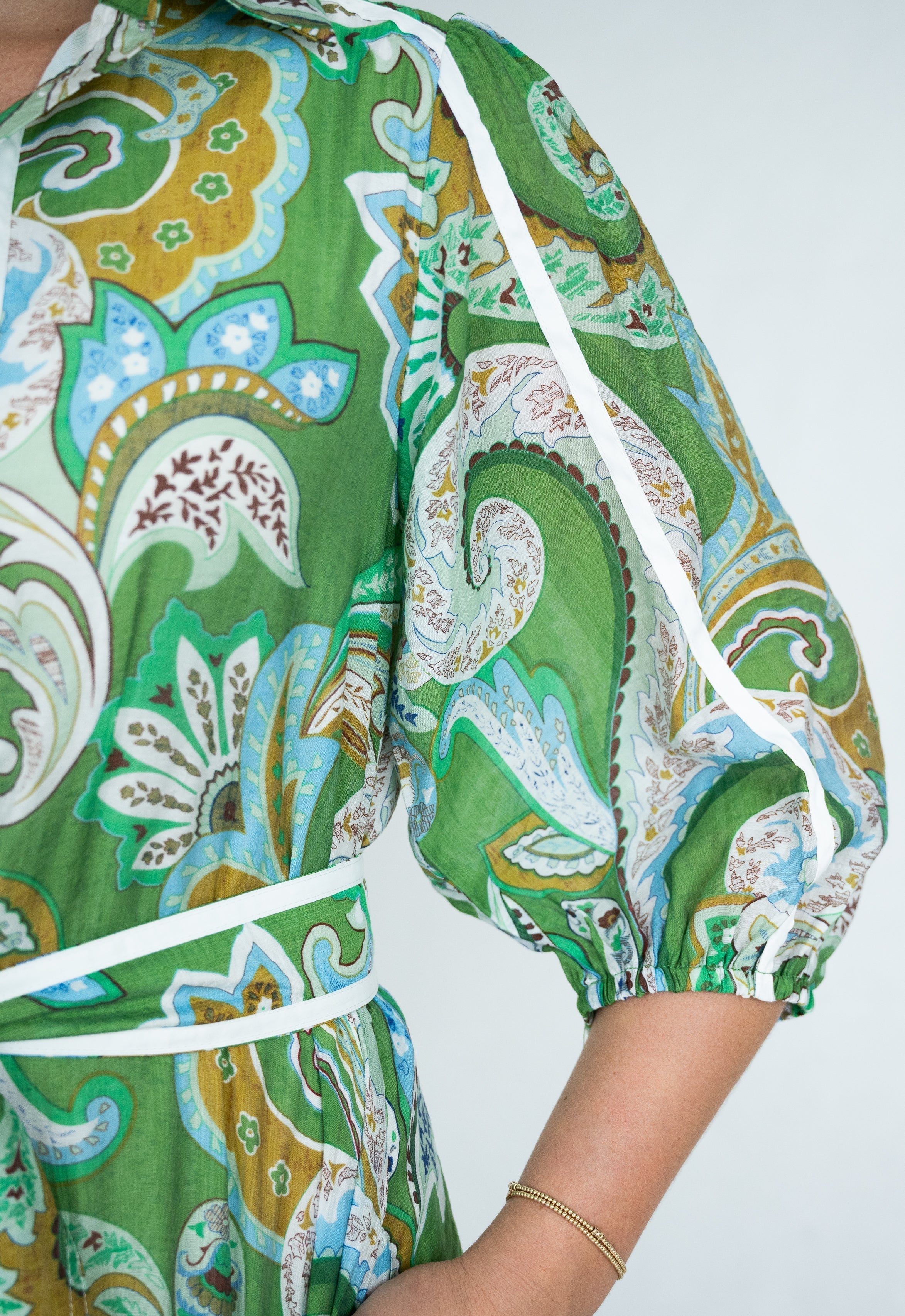 Adelaide | Paisley Print Maxi Dress