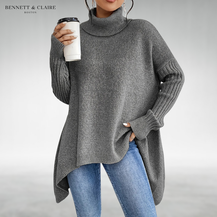 Deborah | Ribbed Turtleneck Sweater