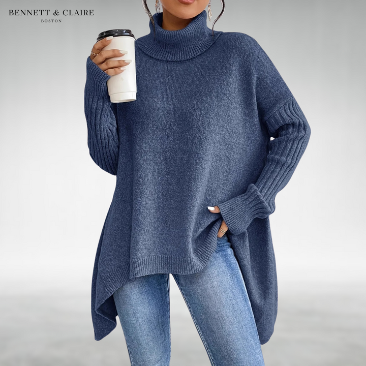 Deborah | Ribbed Turtleneck Sweater