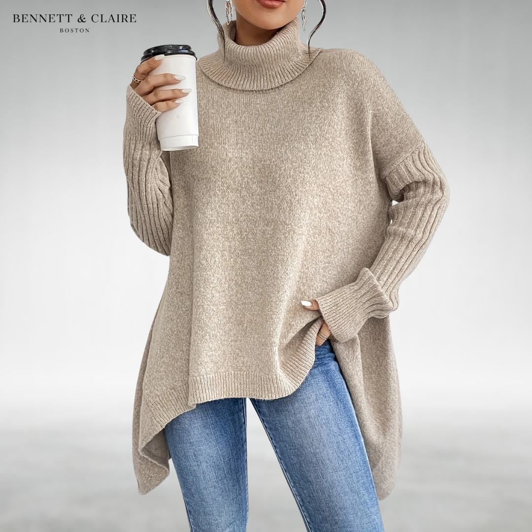 Deborah | Ribbed Turtleneck Sweater