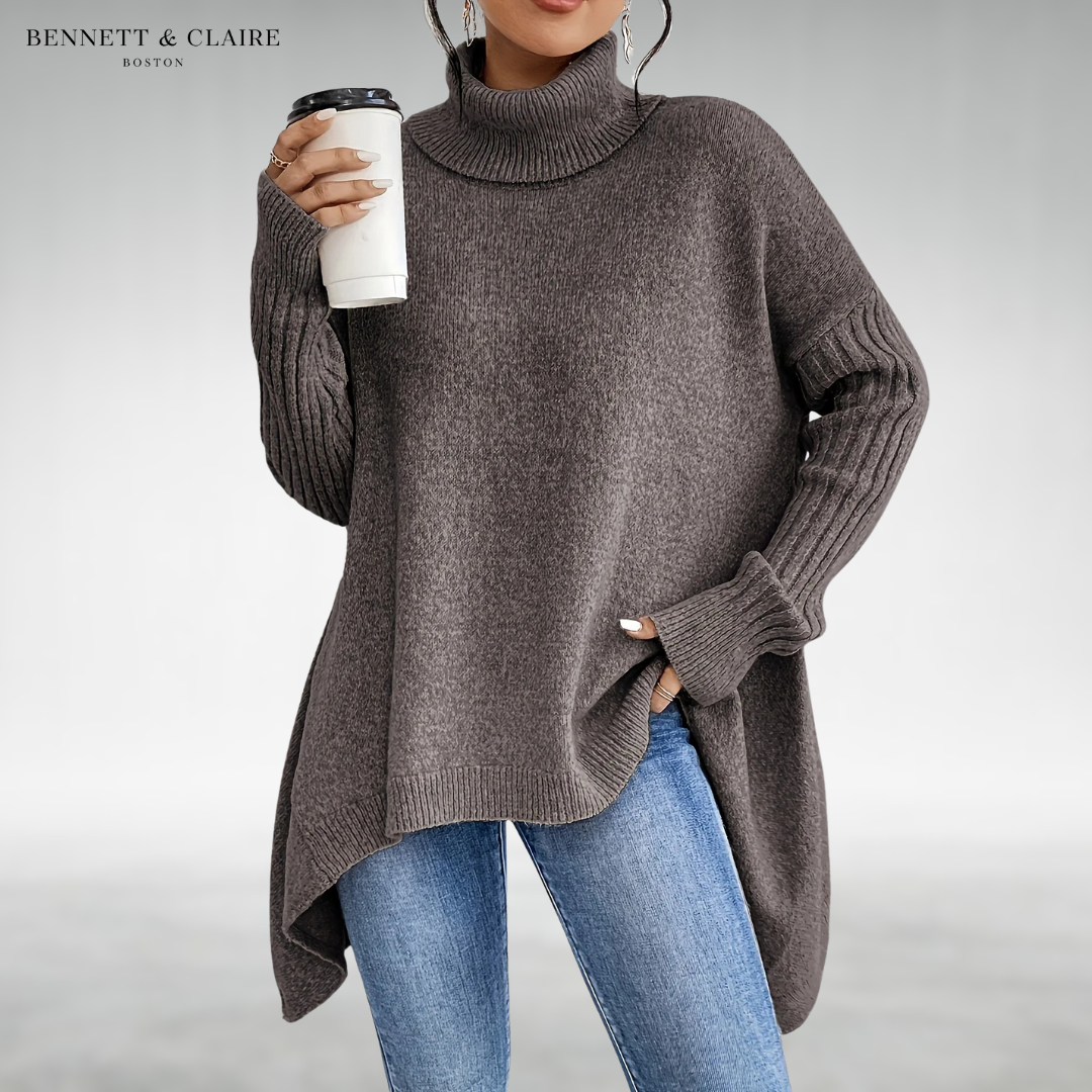 Deborah | Ribbed Turtleneck Sweater