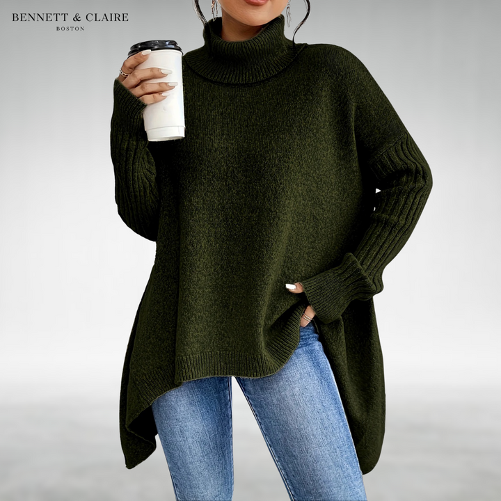 Deborah | Ribbed Turtleneck Sweater