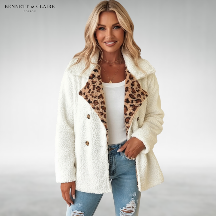 Lori | Leopard Teddy Coat