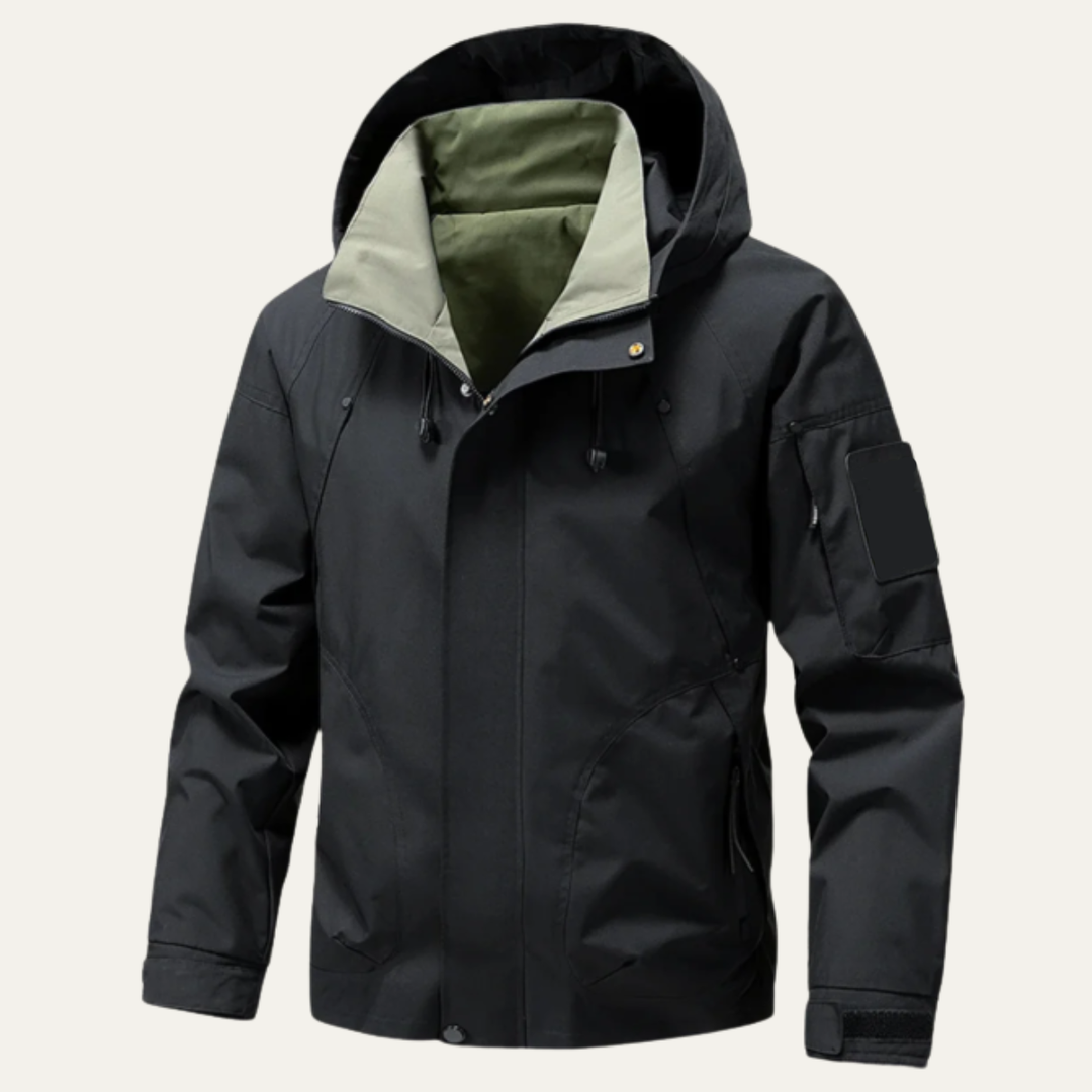 Waterproof Hooded Softshell Rain Jacket