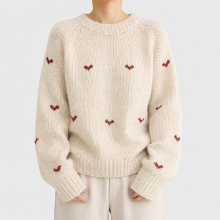 Kennedy | Raglan Sleeve Crew Neck Sweater