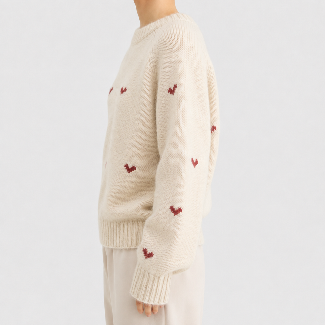 Kennedy | Raglan Sleeve Crew Neck Sweater