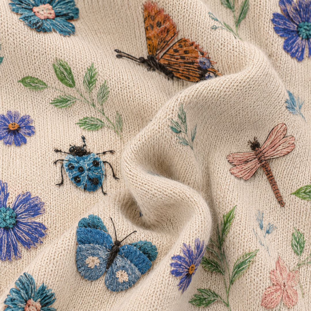 Bailey | Floral & Botanical Print Sweater