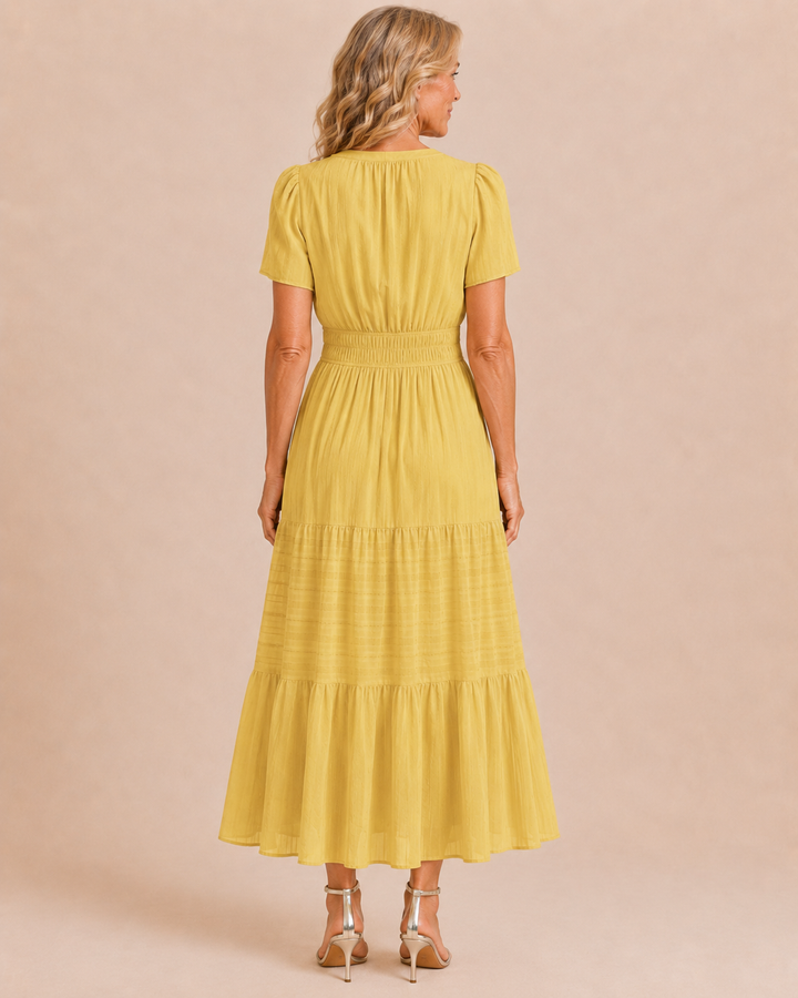 Rosemary | Flowy Bohemian Print Dress