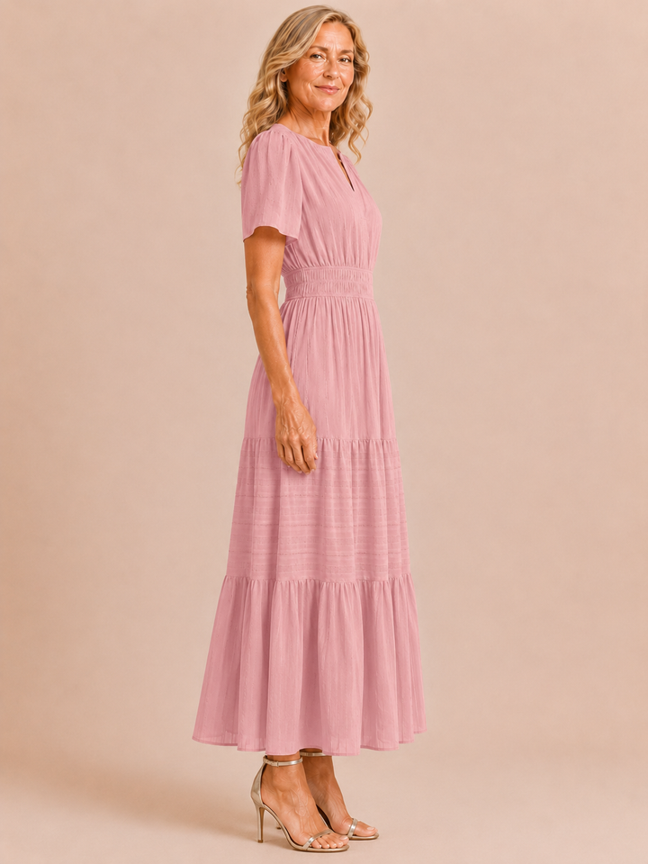 Rosemary | Flowy Bohemian Print Dress