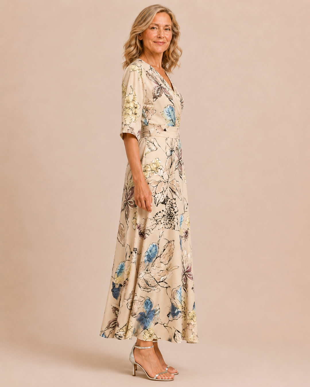 Constance | Floral Wrap Maxi Dress