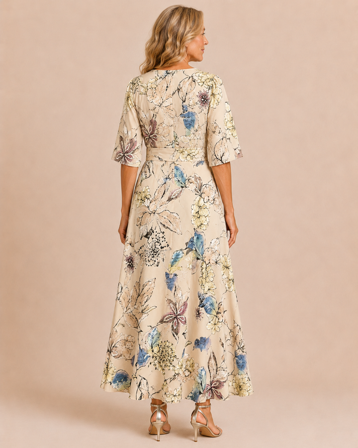 Constance | Floral Wrap Maxi Dress