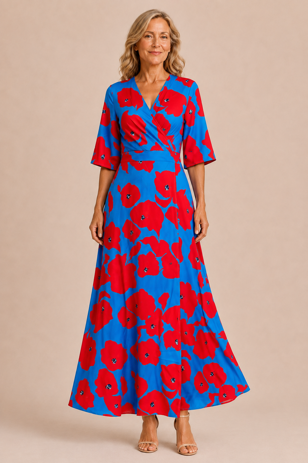 Constance | Floral Wrap Maxi Dress