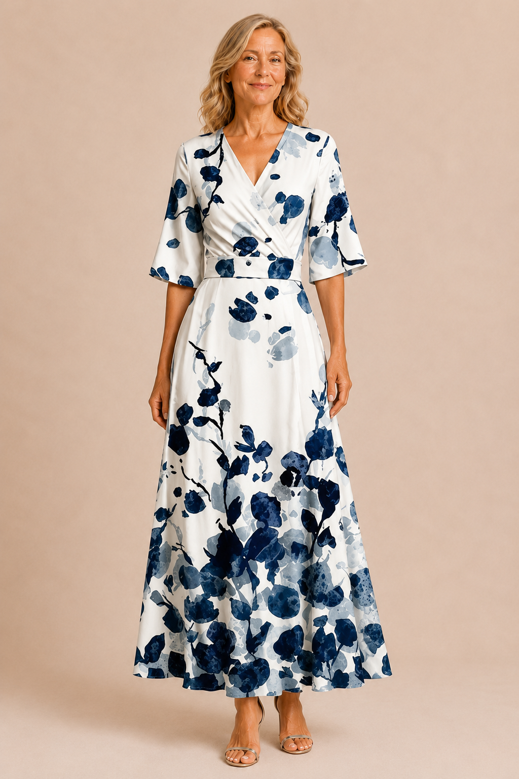 Constance | Floral Wrap Maxi Dress