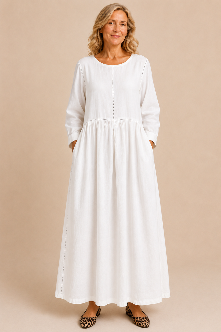 Doreen | Denim Maxi Dress
