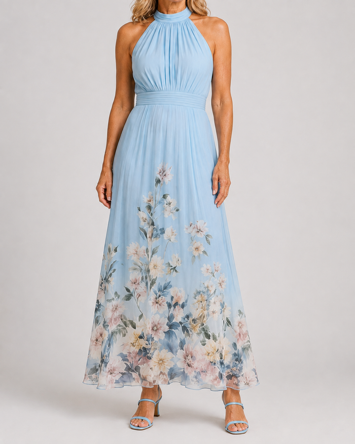 Fiona | Floral Print Wedding Guest Dress