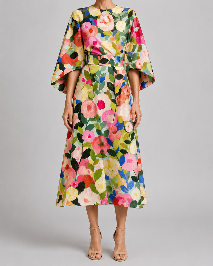 Robin | Elegant Floral Dress