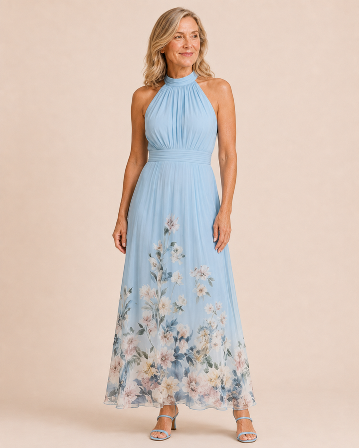 Fiona | Floral Print Wedding Guest Dress