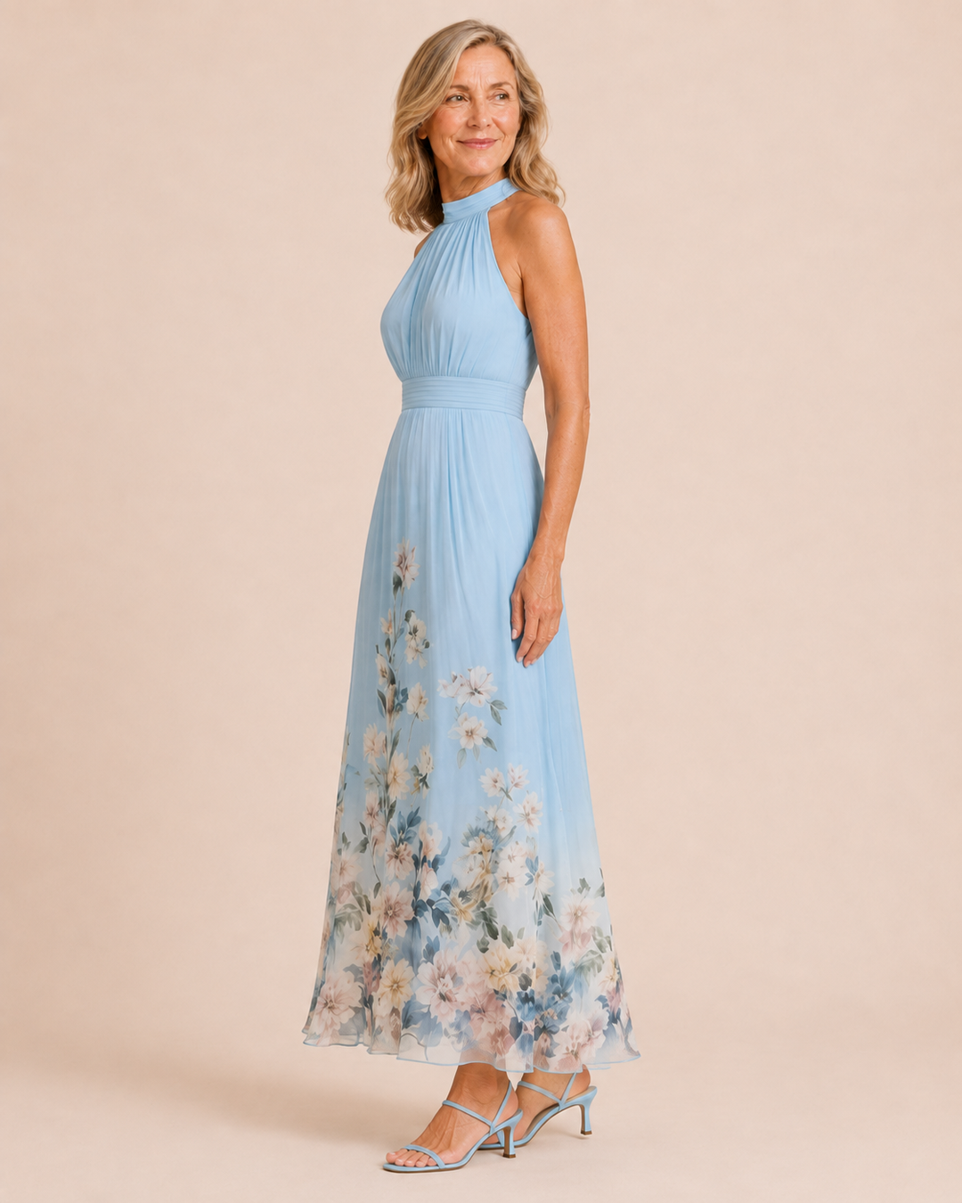 Fiona | Floral Print Wedding Guest Dress