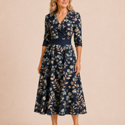 Navy Floral