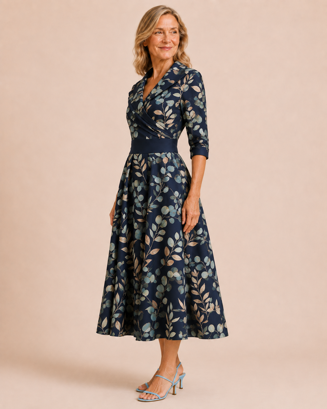 Eleanor | Vintage Fit and Flare Midi Dress