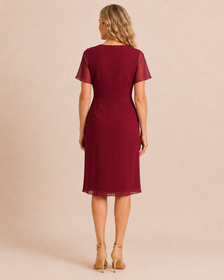 Arletta | Soft-Touch Gathered-Waist Dress