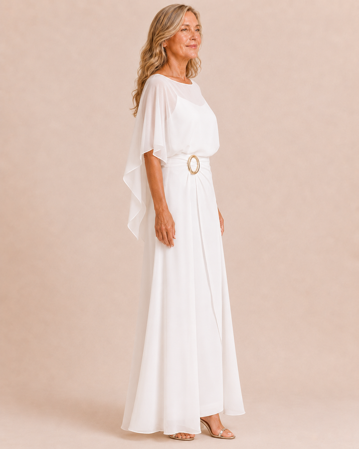Hermione | Dress with a Sheer Overlay