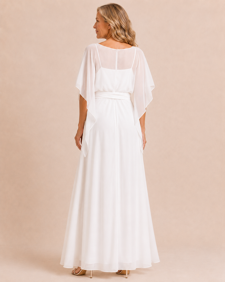 Hermione | Dress with a Sheer Overlay