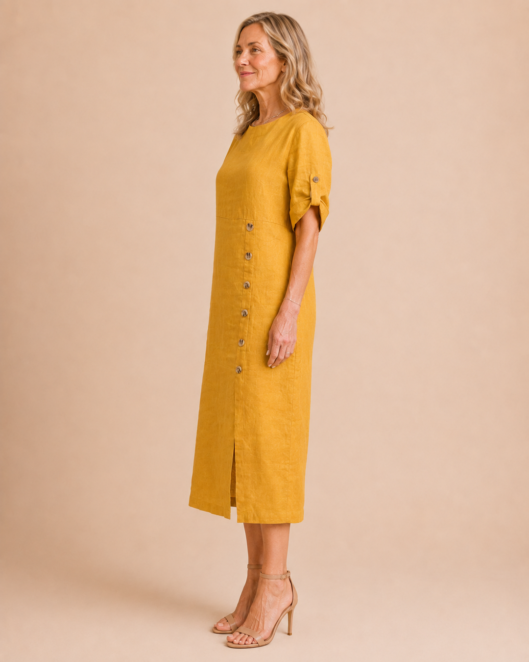 Katherine | Cotton Linen Dress