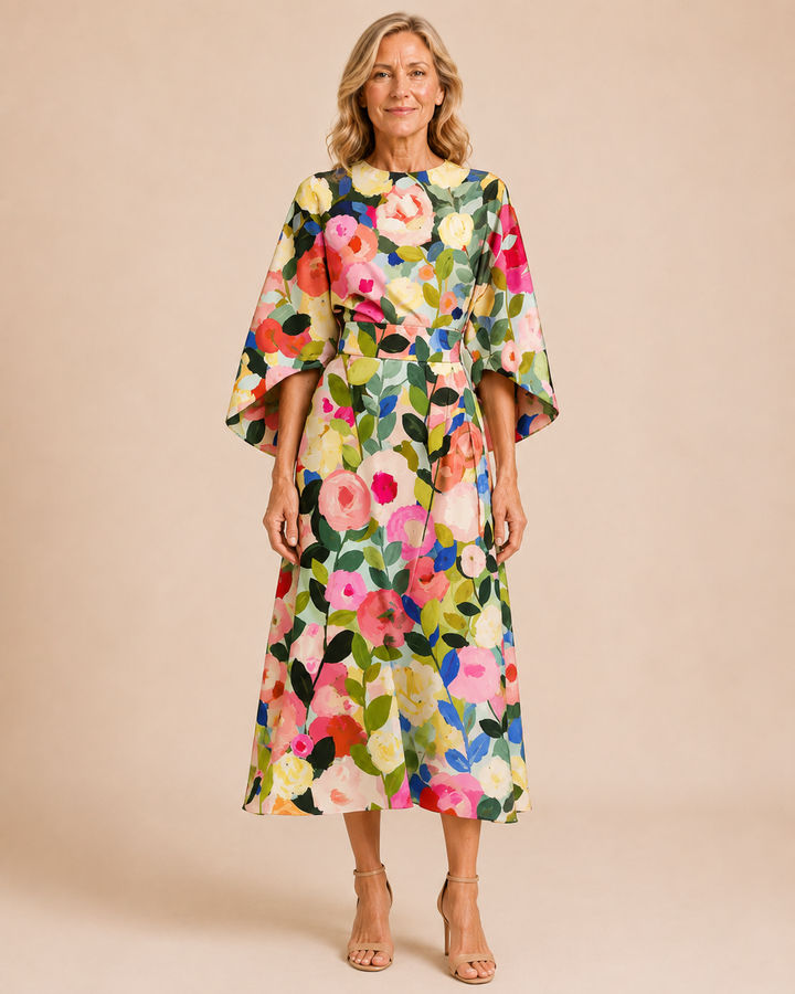 Robin | Elegant Floral Dress