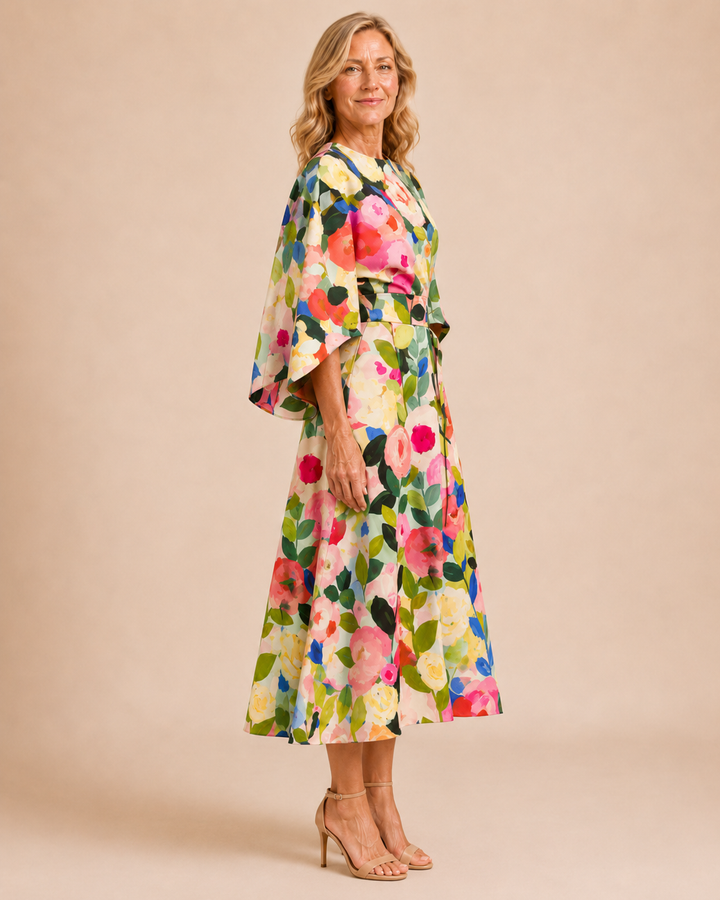 Robin | Elegant Floral Dress