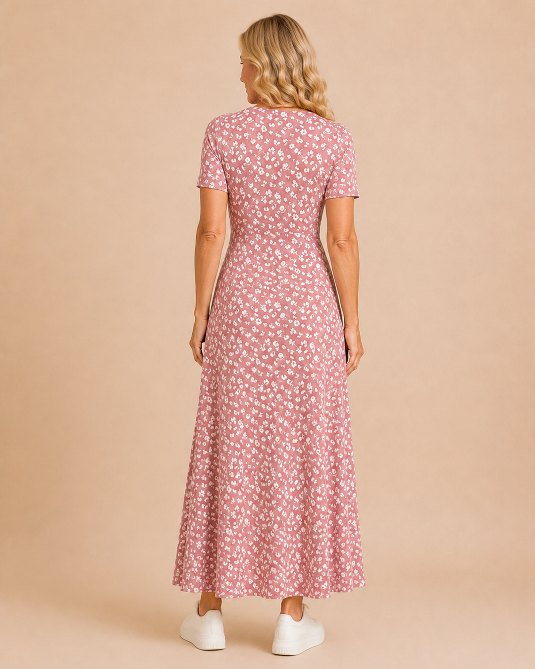 Colleen | Ditsy Floral V-Neck Dress