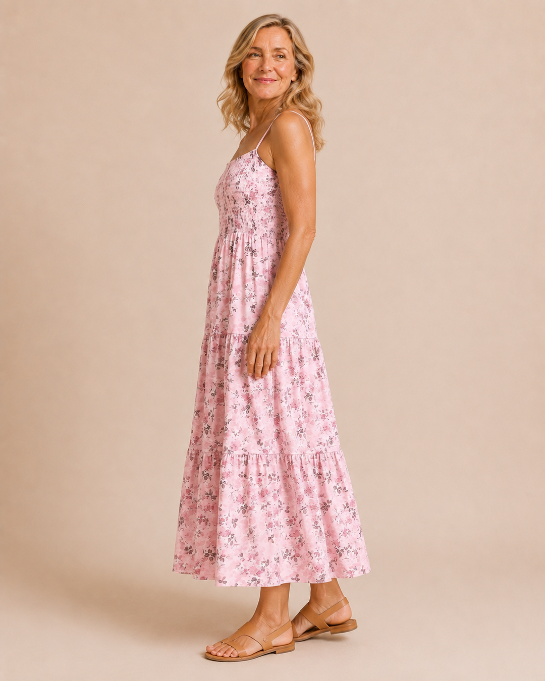 Roxie | Bohemian Floral Midi Dress