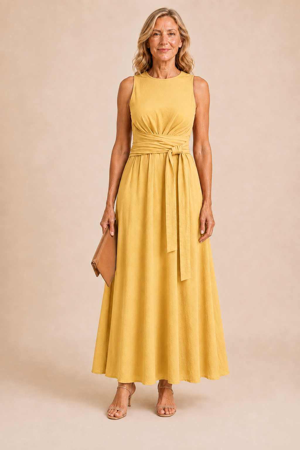 Kathleen | Sleeveless Bow Dress