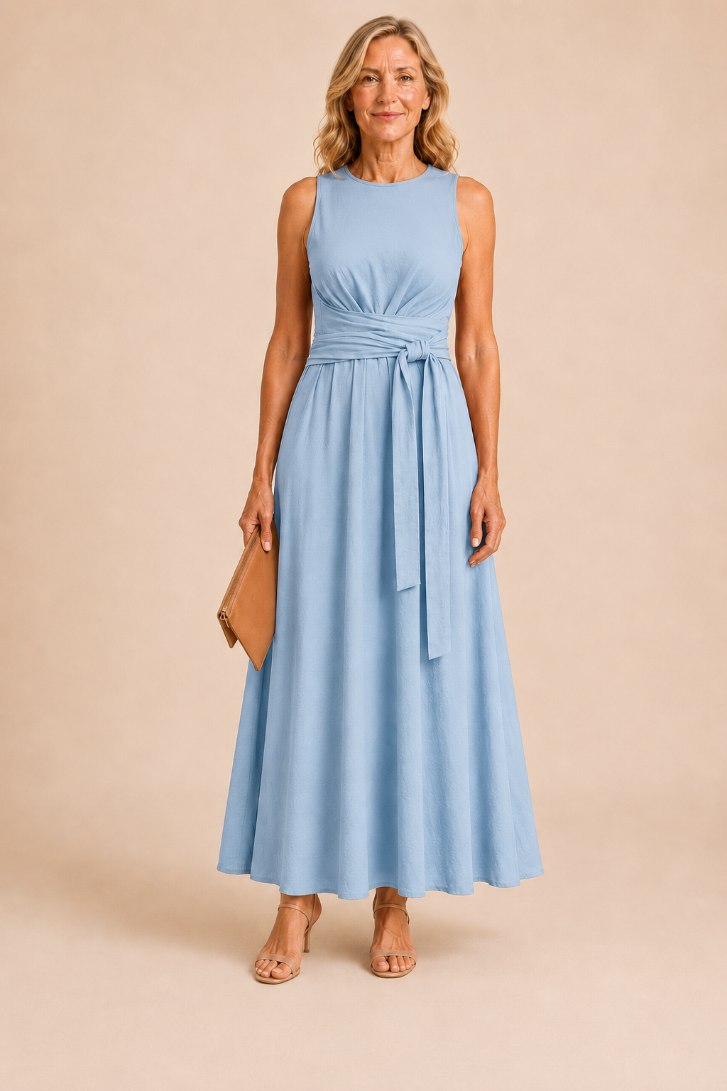 Kathleen | Sleeveless Bow Dress