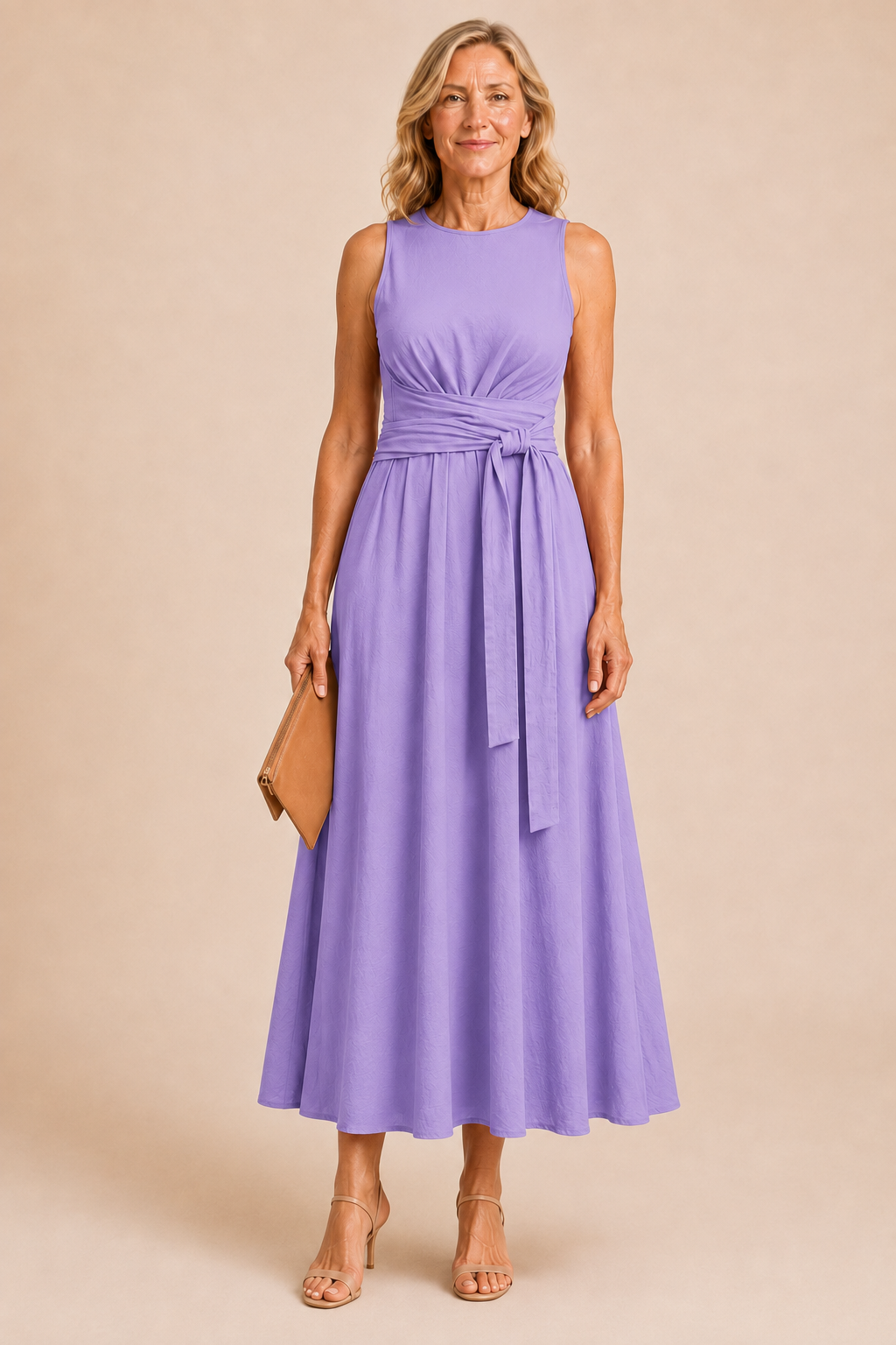 Kathleen | Sleeveless Bow Dress