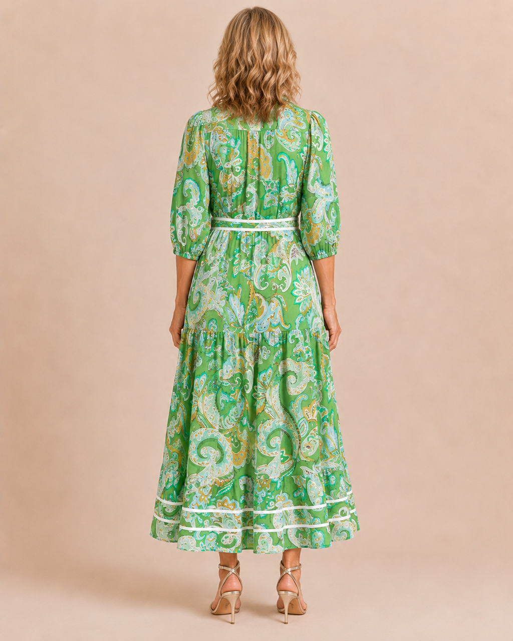 Adelaide | Paisley Print Maxi Dress