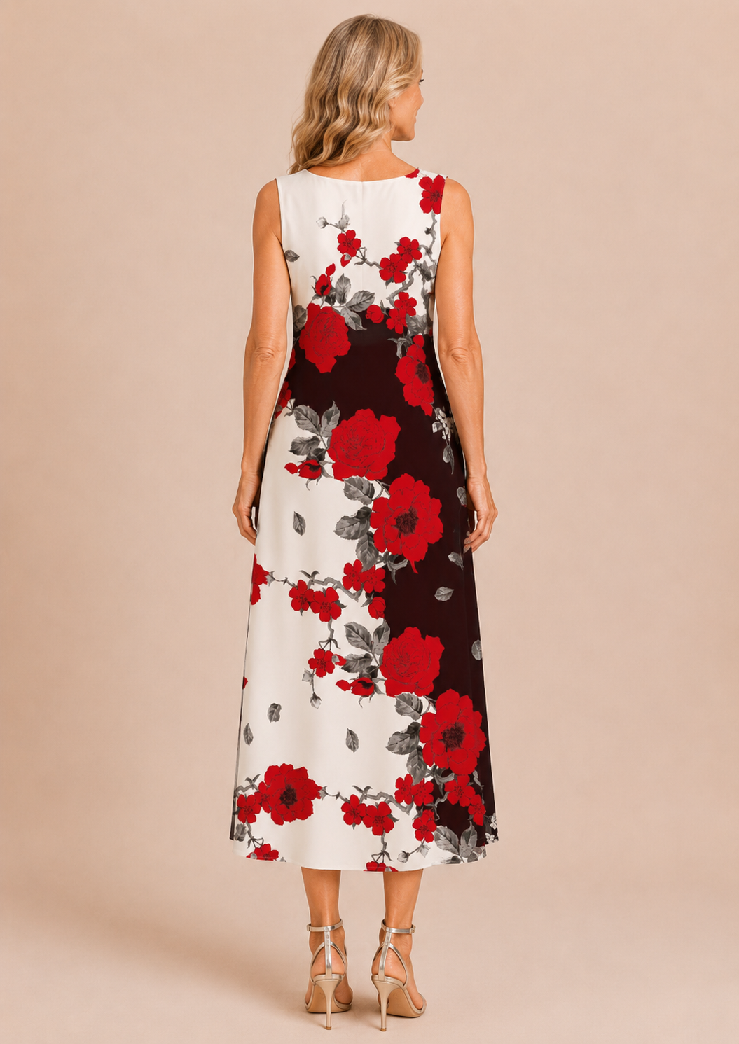 Meredith | Floral Swing Dress with Pockets