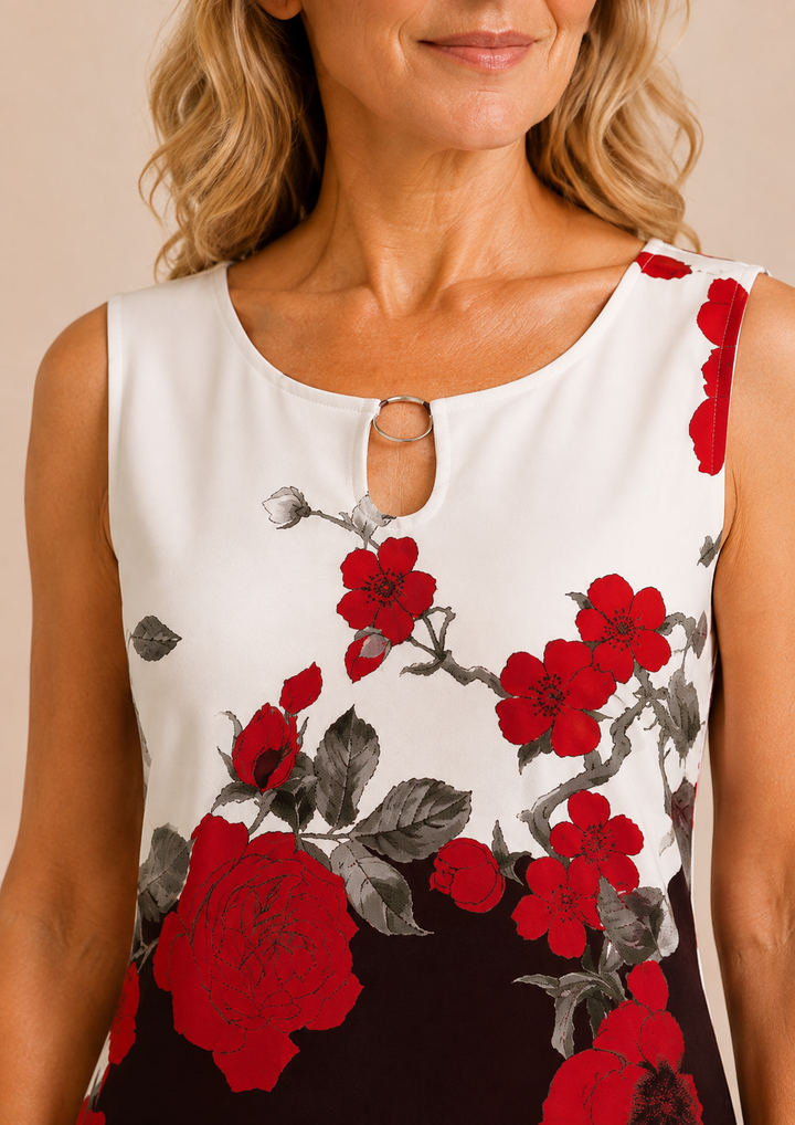Meredith | Floral Swing Dress with Pockets