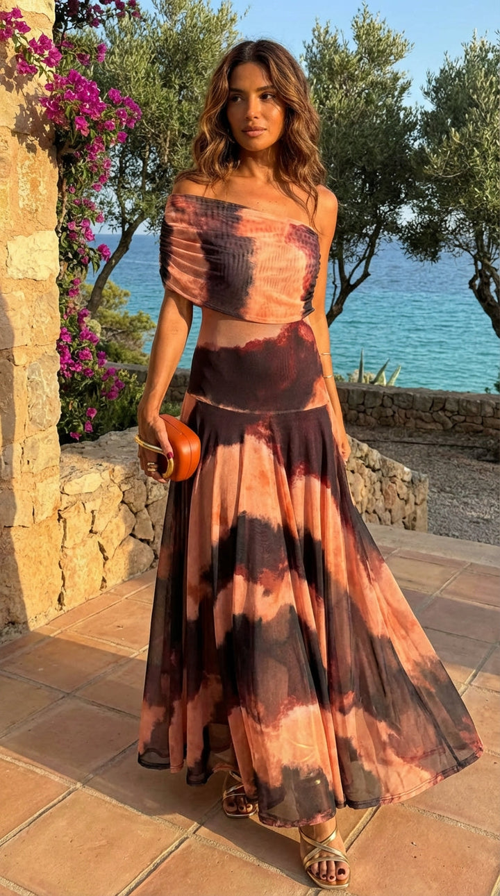 Sheila | Printed Midi Dress