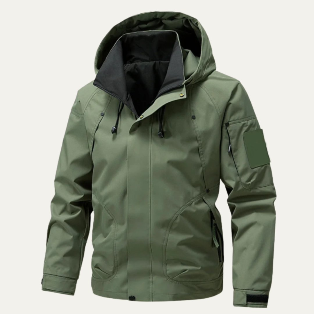 Waterproof Hooded Softshell Rain Jacket