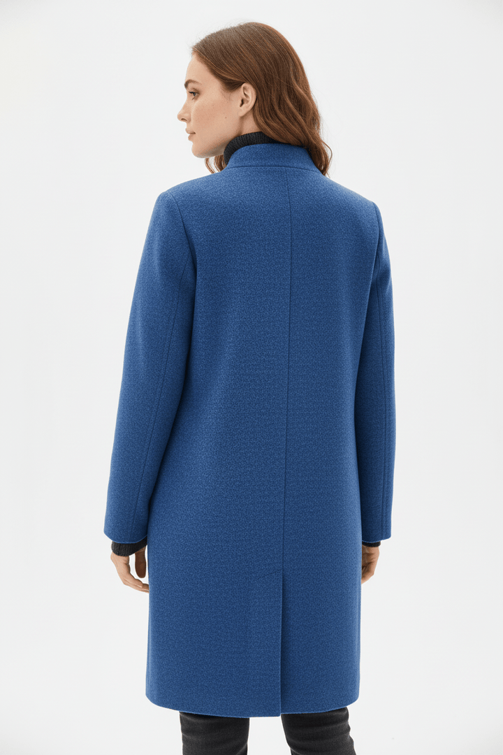 Wool Blend Tailored Overcoat