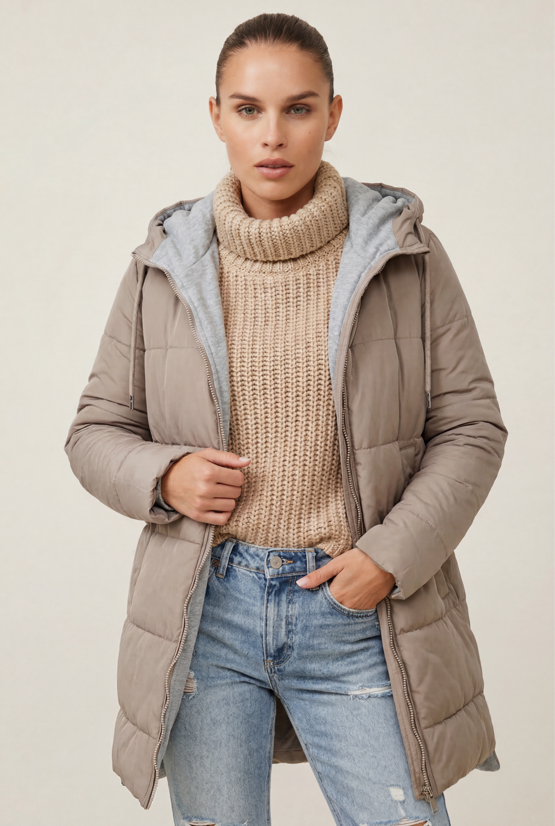 YILA | Casual Hooded Puffer